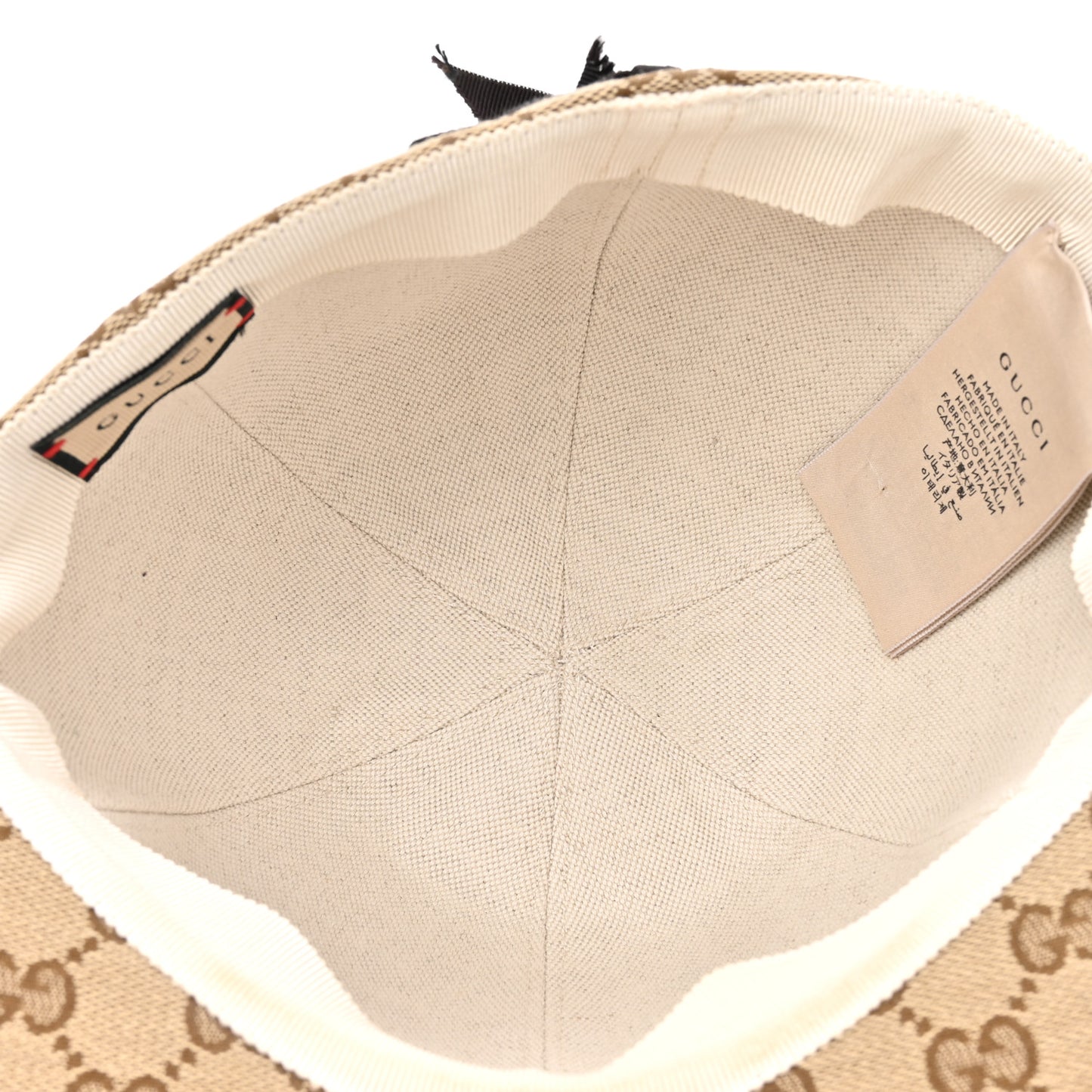 Monogram Torchon Ambassador Lady Cap M Beige Ebony Testa di Moro