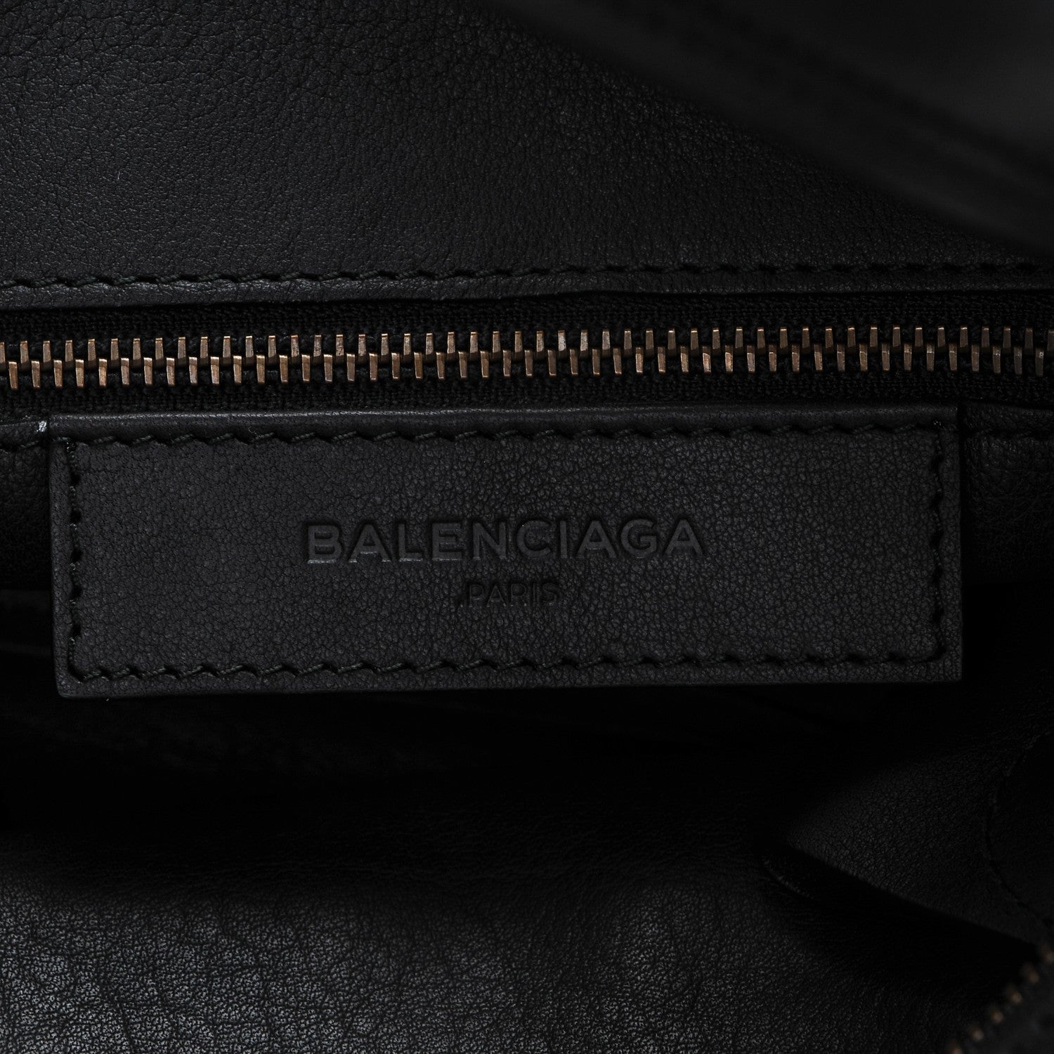 Balenciaga Veau Soyeux Perforated Blackout Hardware S City Black 6 of 7
