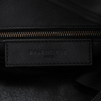 Balenciaga Veau Soyeux Perforated Blackout Hardware S City Black 6 of 7