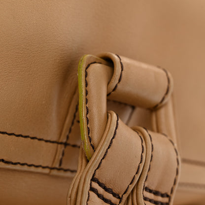 Chanel Lambskin CC Drawstring Backpack Beige 11 of 12