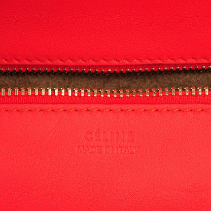 Celine Smooth Calfskin Mini Tie Knot Tote Alizarin 6 of 7