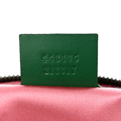 Gucci Jacquard Matelasse Floral Medium GG Marmont Shoulder Bag Green 7 of 10