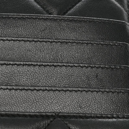 Chanel Goatskin Quilted Chanel 19 Phone and Card Holder Black 9 of 10