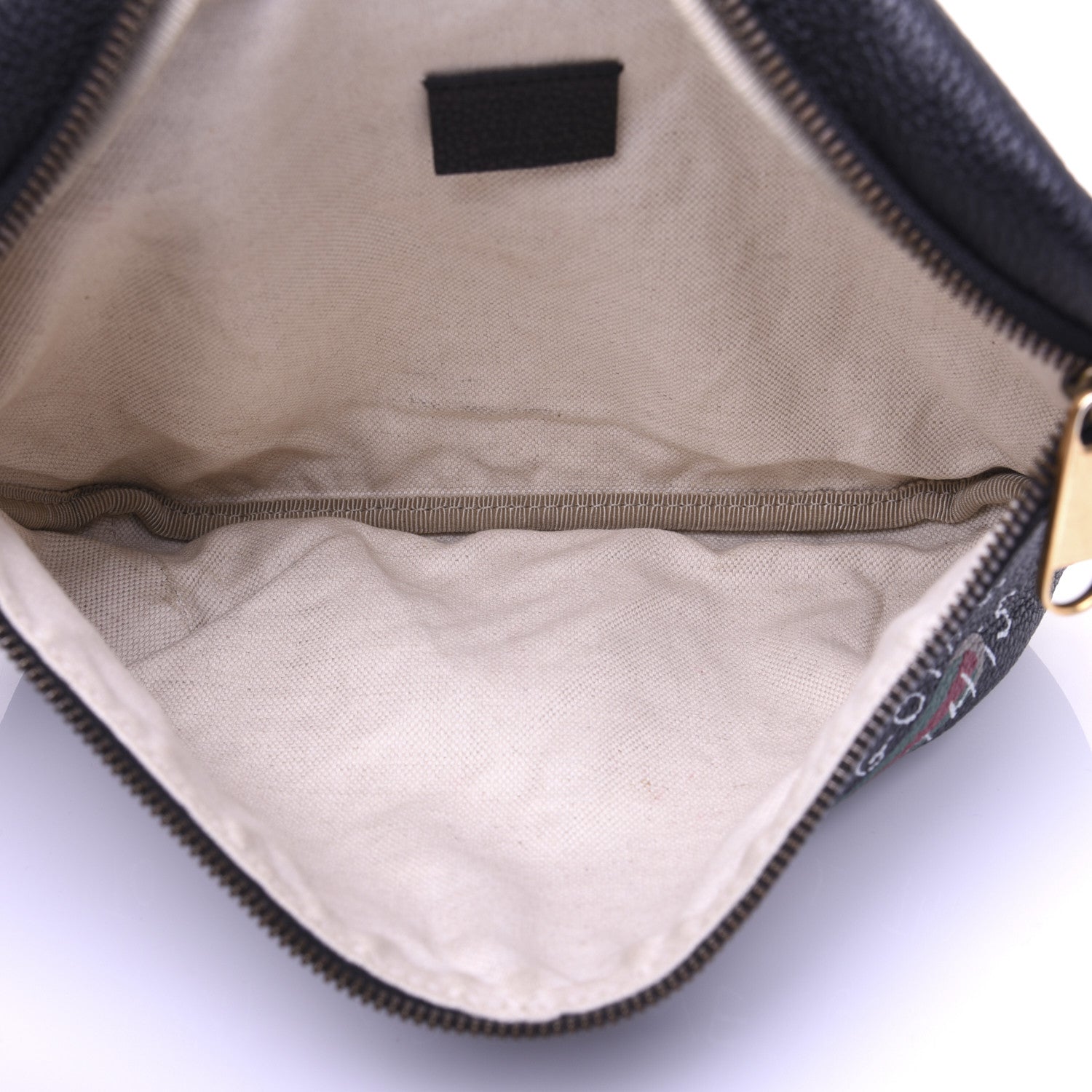 Gucci Grained Calfskin Coco Capitan Logo Belt Bag Black 4 of 10