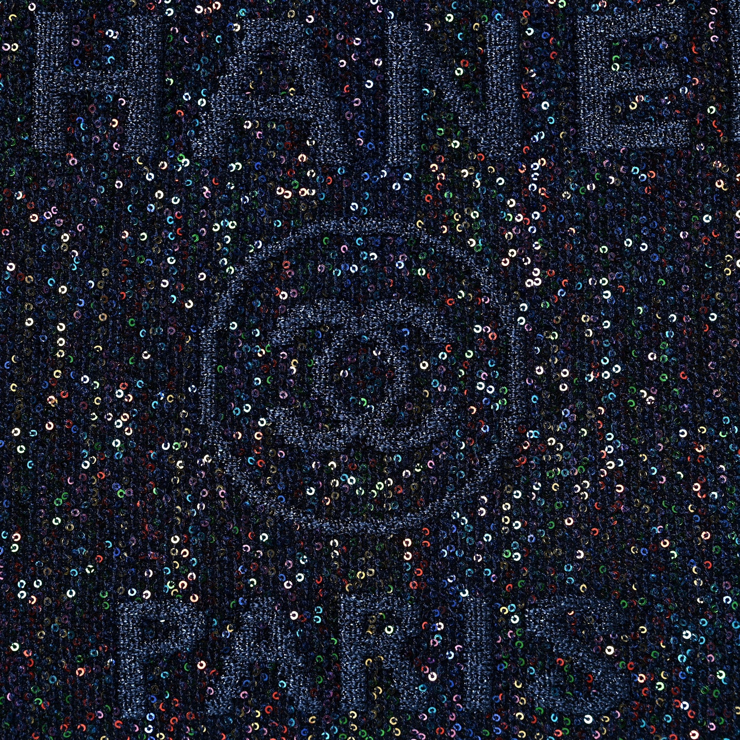 Chanel Calfskin Sequin Medium Deauville Tote Blue Multicolor 8 of 11