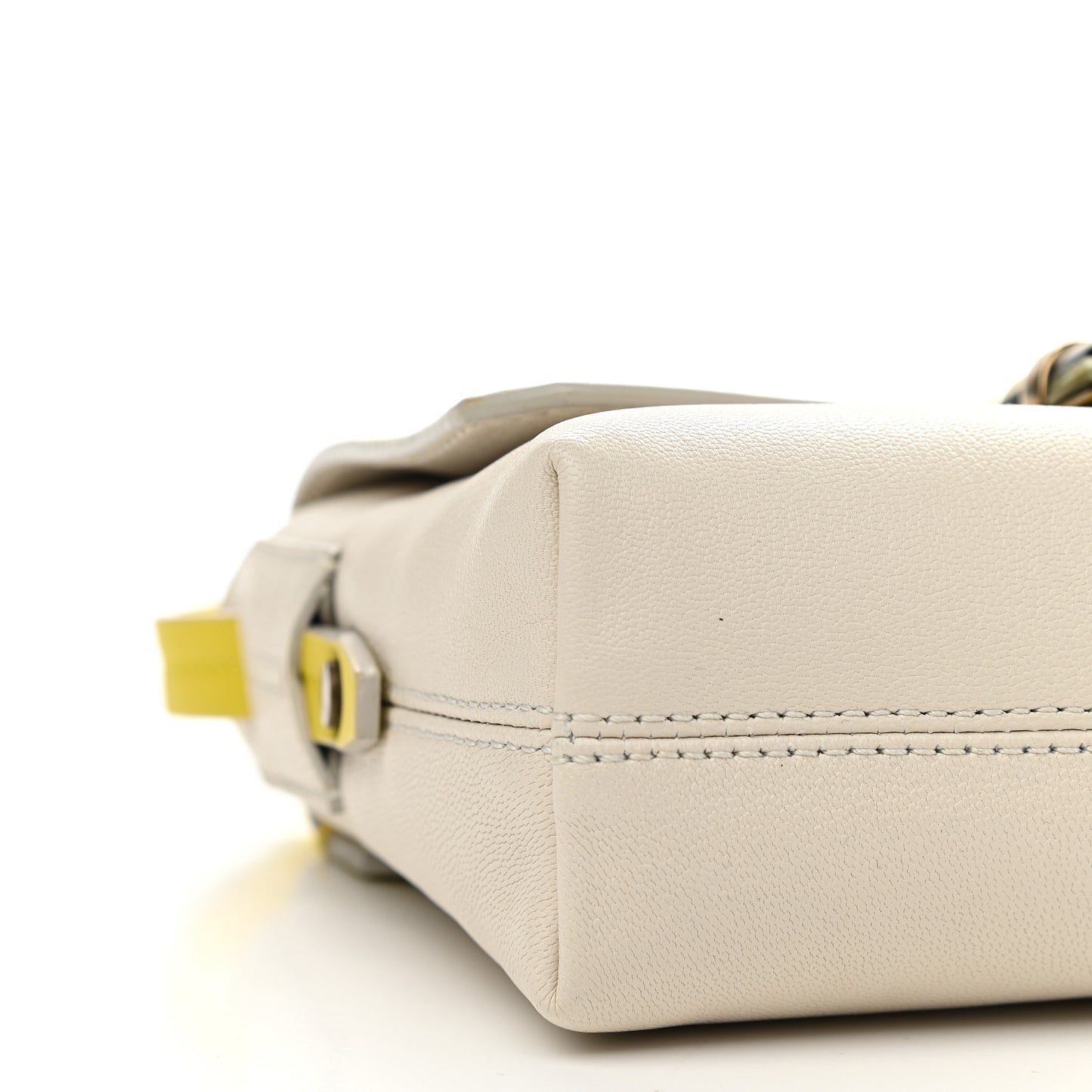 Calfskin Mini Happy Edgy Crossbody Jaune