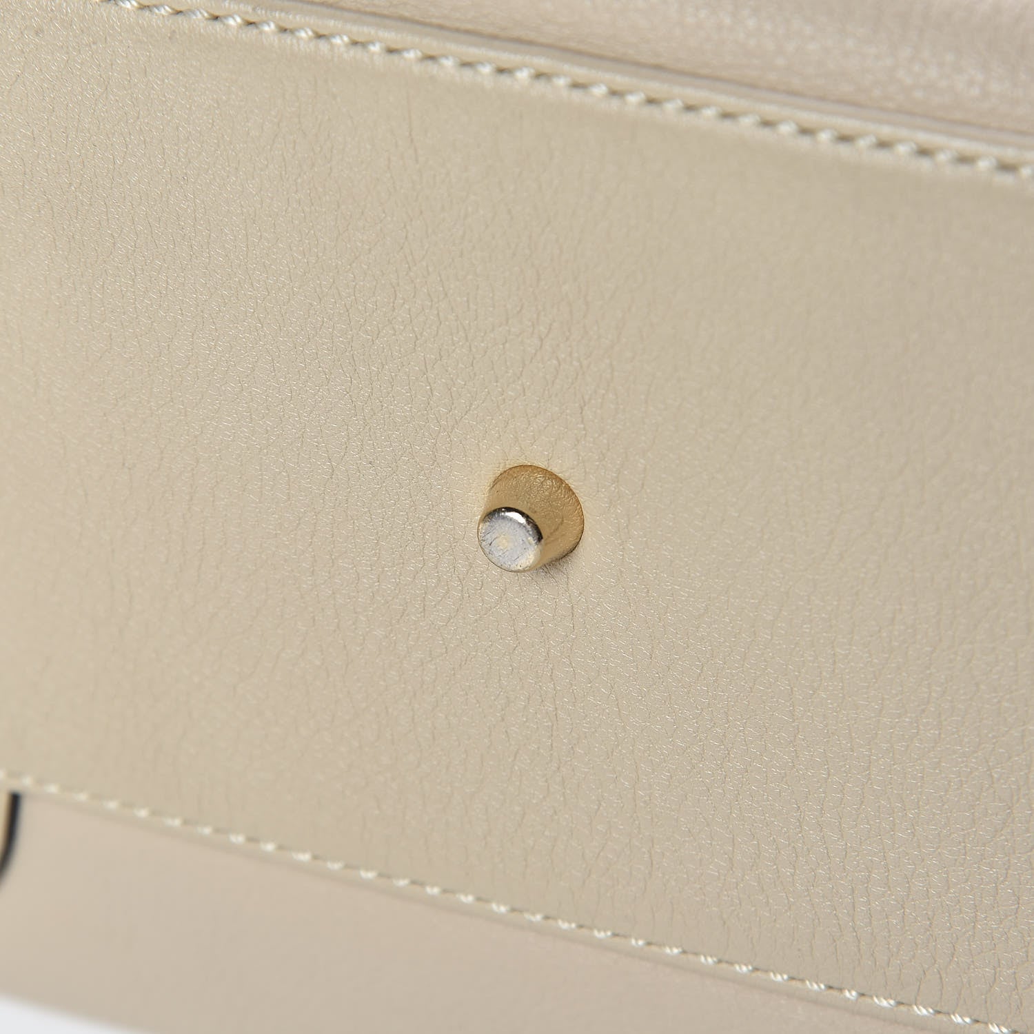 Burberry Grainy Calfskin Small Canterbury Tote Beige 11 of 18