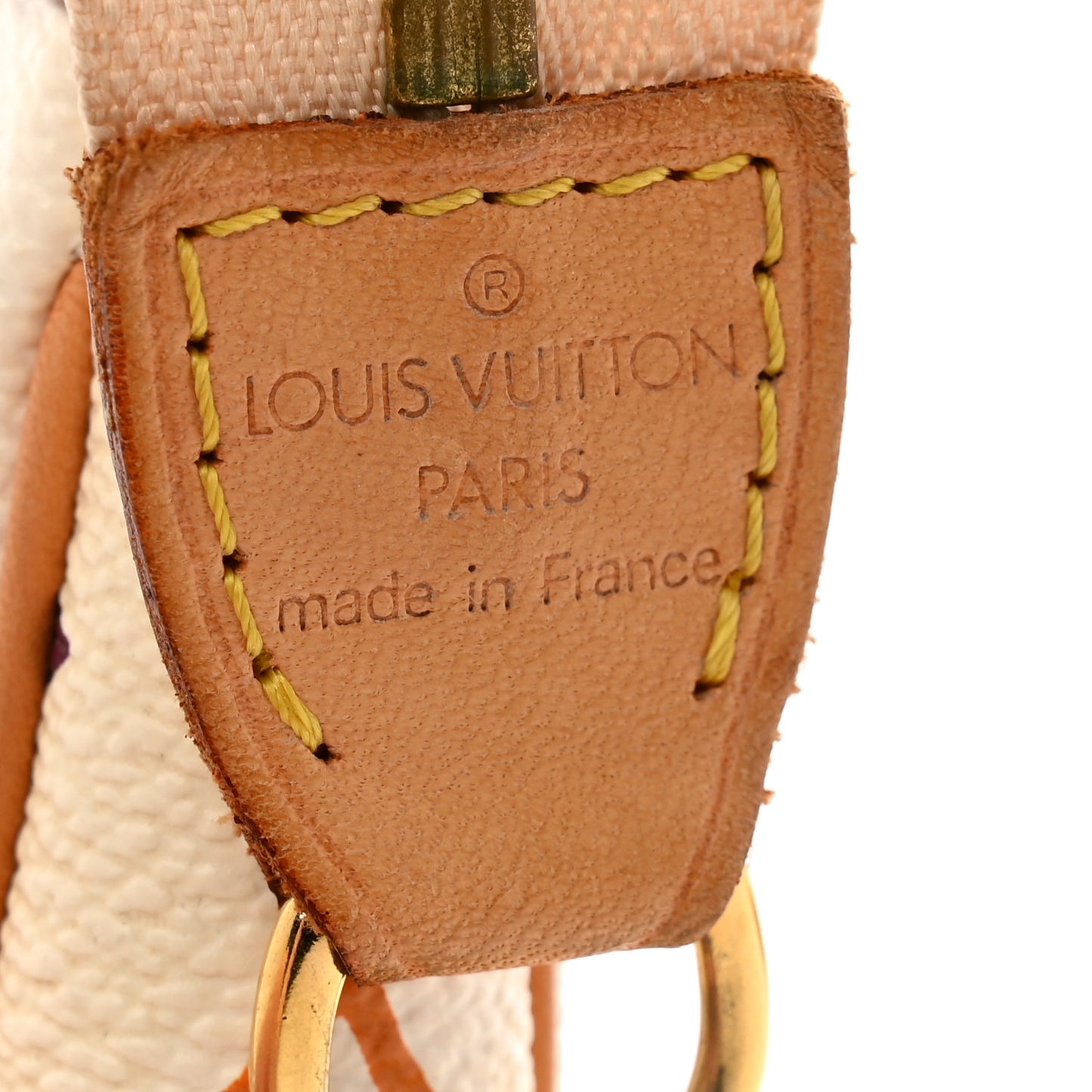 Monogram Multicolor Pochette Accessories White