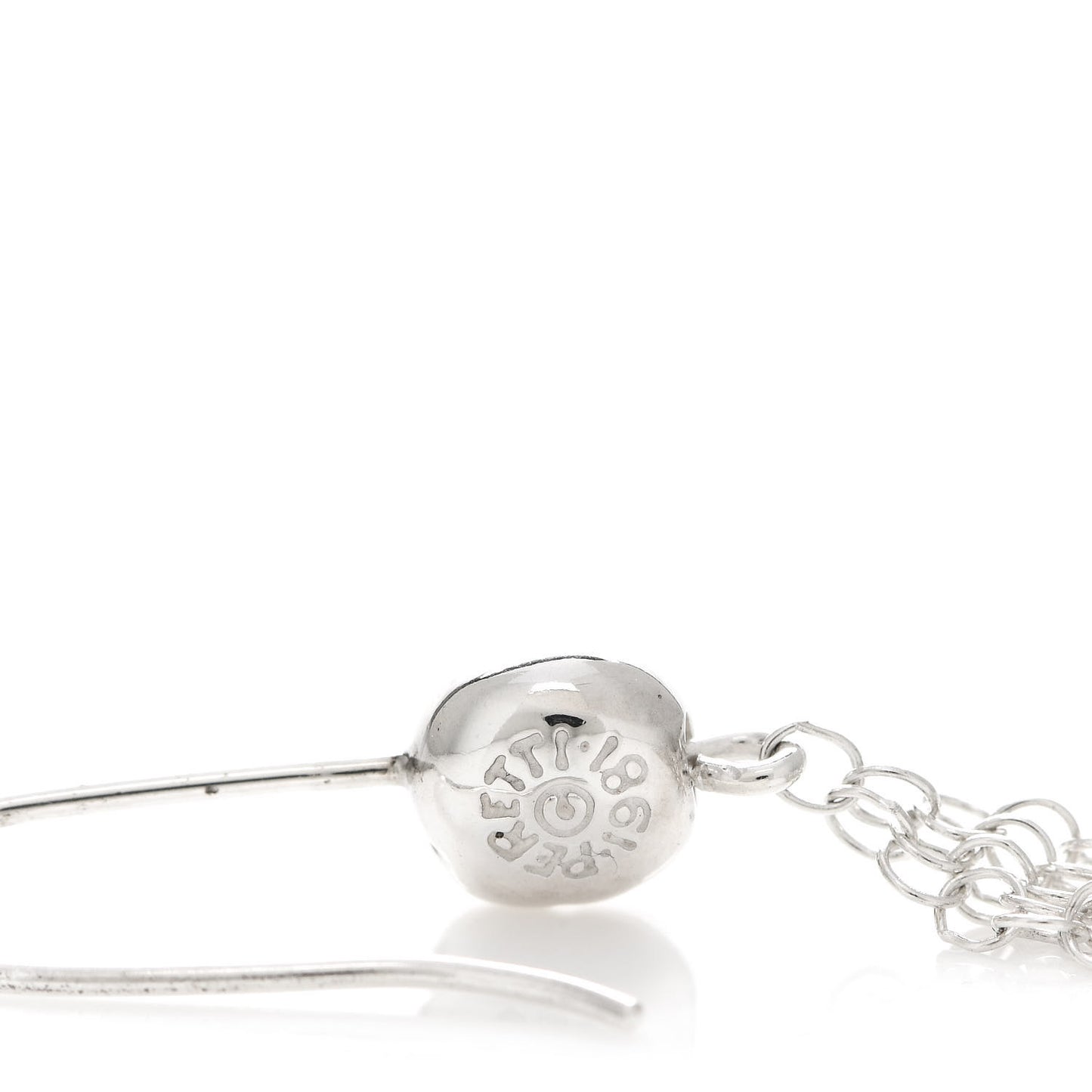 Sterling Silver Elsa Peretti Mesh Earrings