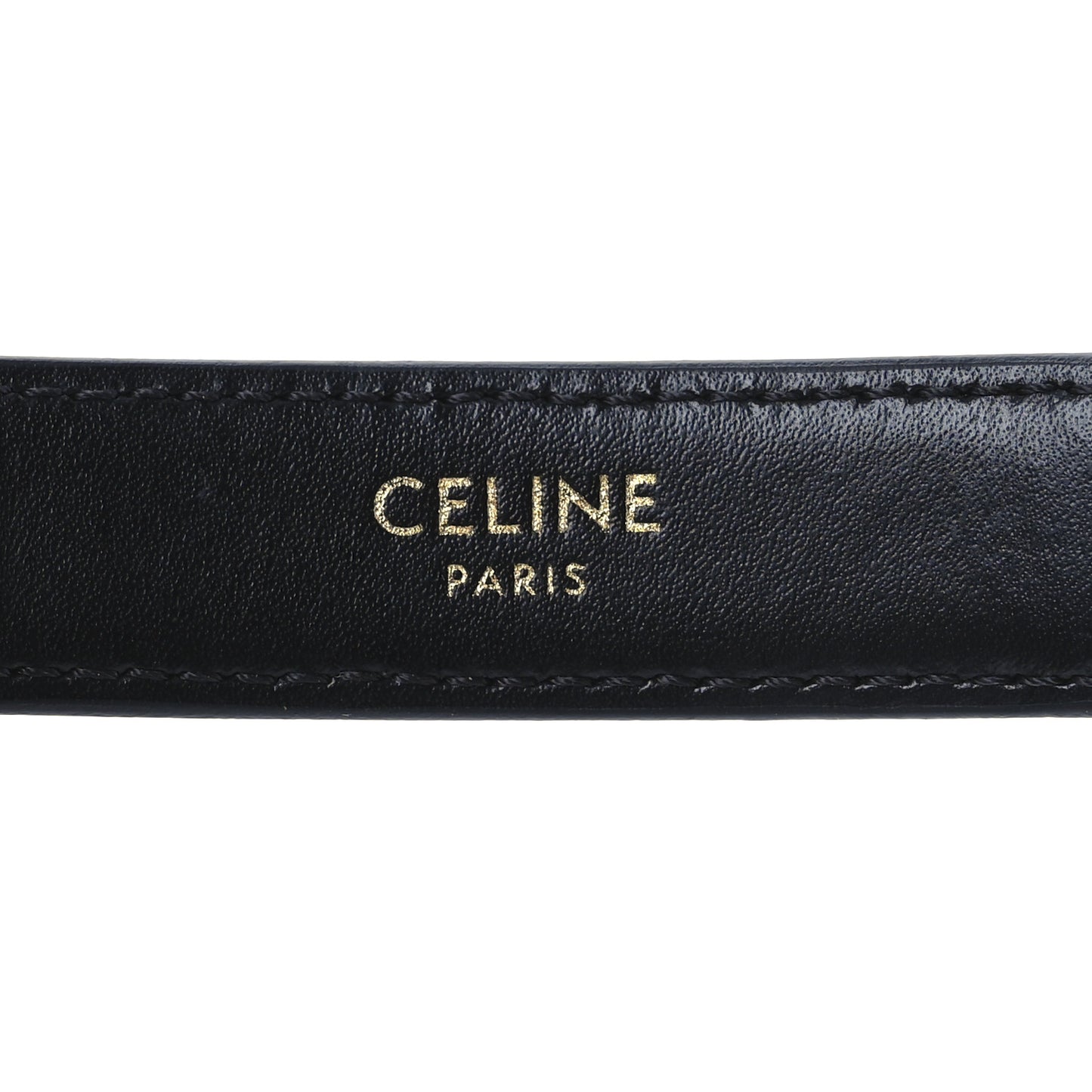 Calfskin Small 18mm Gourmette Triomphe Belt 85/34 Black