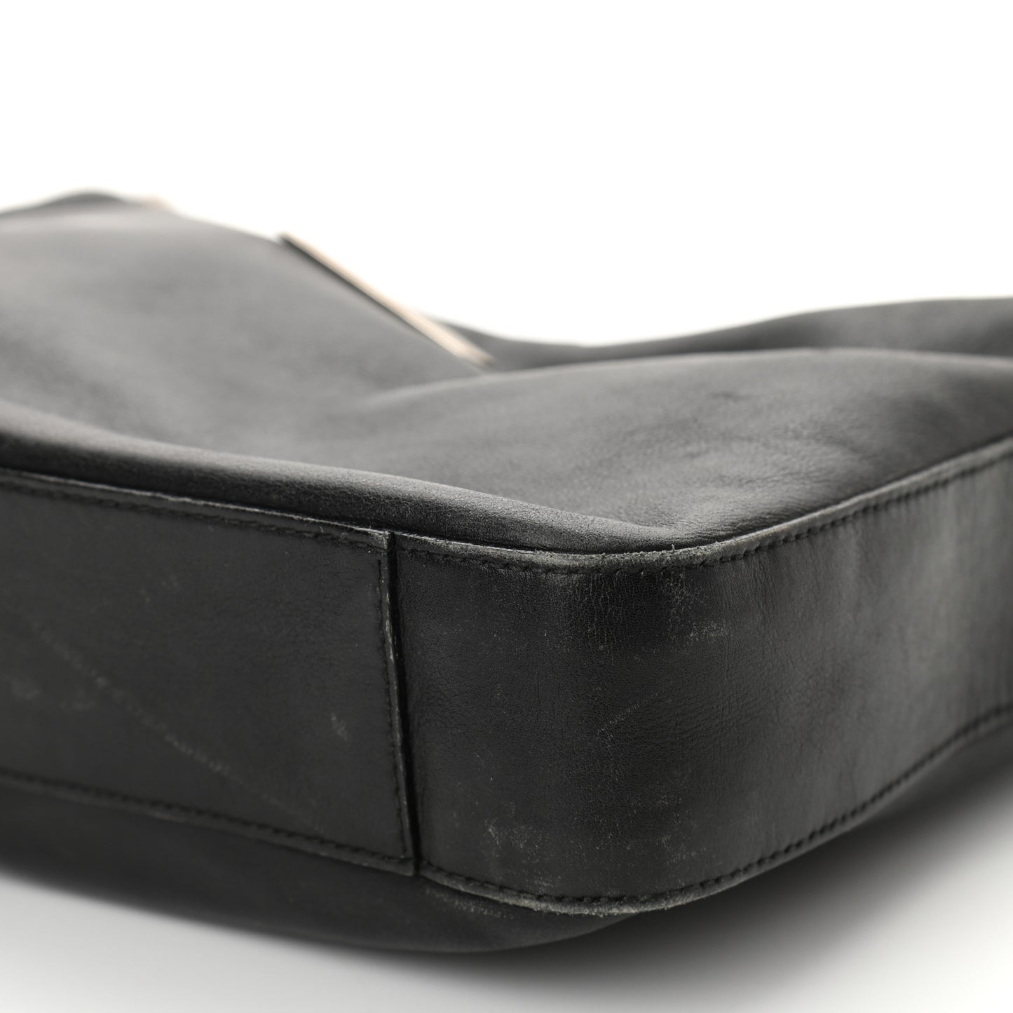 Calfskin Chain Shoulder Bag Black