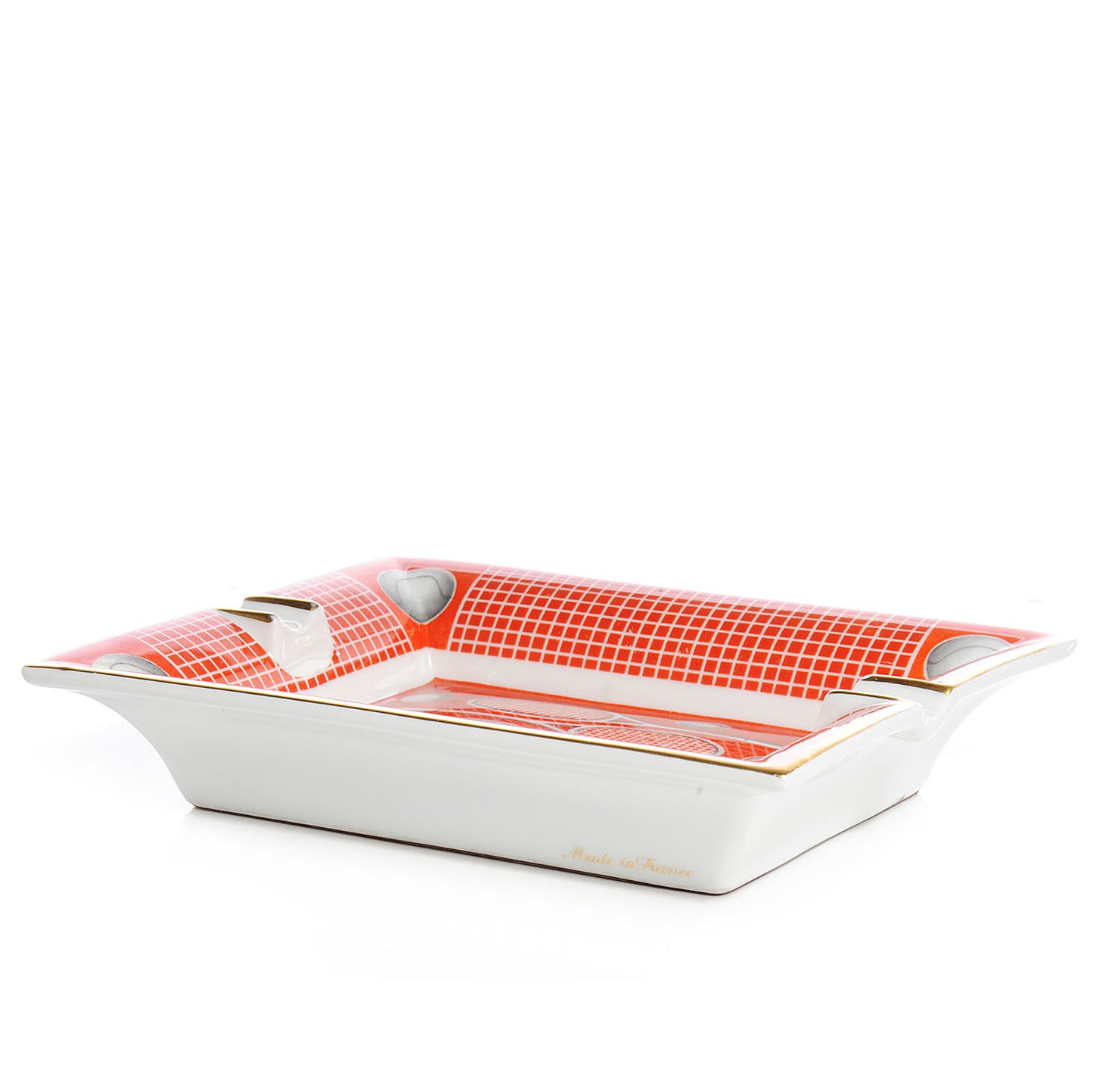 Printed Porcelain Tennis Ashtray