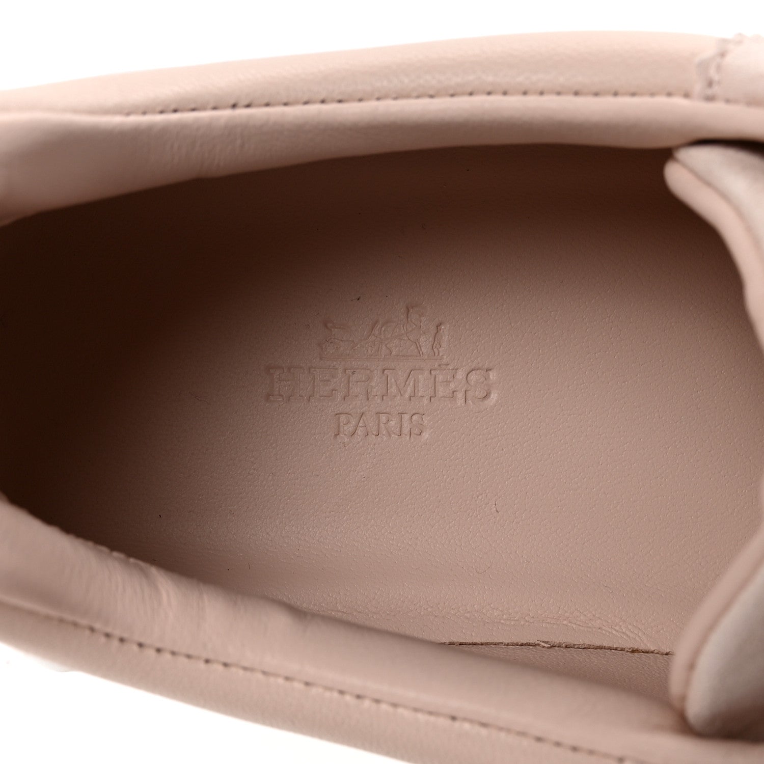 Hermes Sport Goatskin Suede Goatskin Womens Bouncing Sneakers 39.5 Rose Palomino 8 of 8