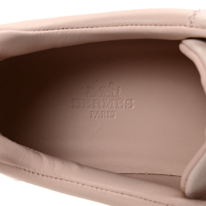 Hermes Sport Goatskin Suede Goatskin Womens Bouncing Sneakers 39.5 Rose Palomino 8 of 8