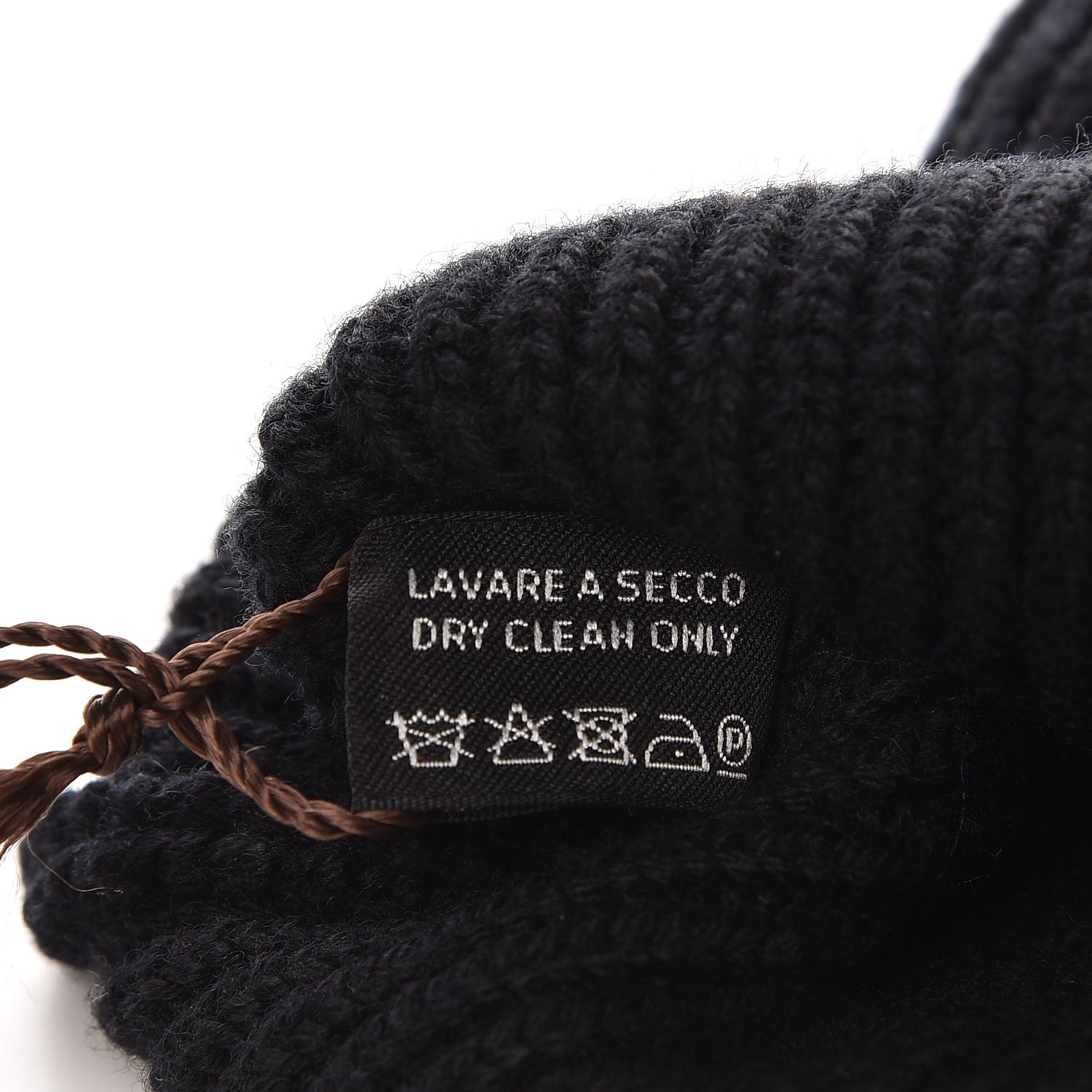 Gucci Wool GG Monogram Beanie Hat Black 6 of 6