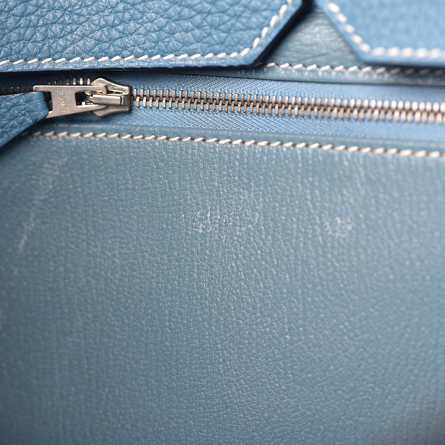 Togo Birkin 35 Blue Jean