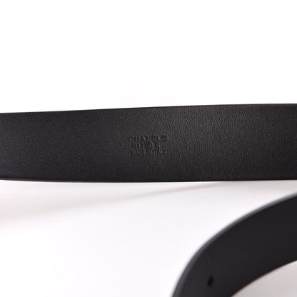 Chanel Calfskin Pearl CC Chain Belt 85 34 Black 4 of 9