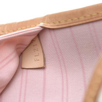 Louis Vuitton Damier Azur Neo Neverfull MM Rose Ballerine 7 of 12