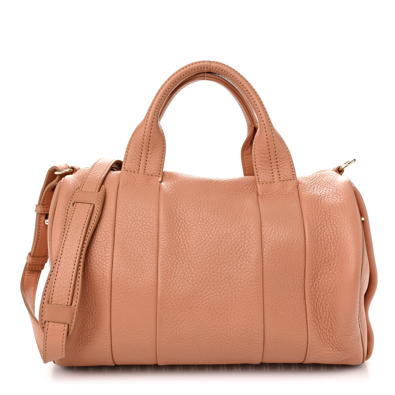 Alexander Wang Pebbled Lambskin Rocco Tan Pale Gold Hardware 1 of 9