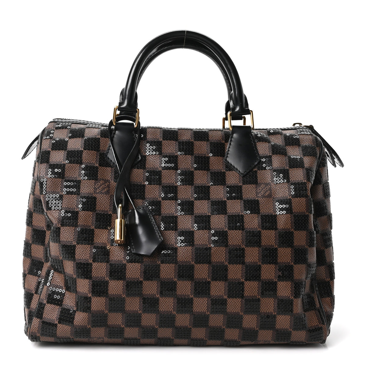 Damier Paillettes Speedy 30 Black
