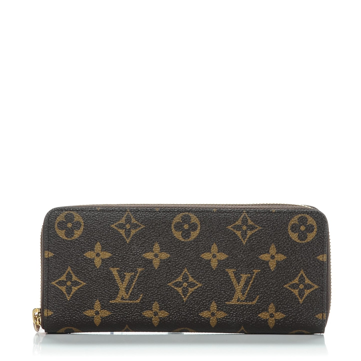 Monogram Clemence Wallet Rose Ballerine