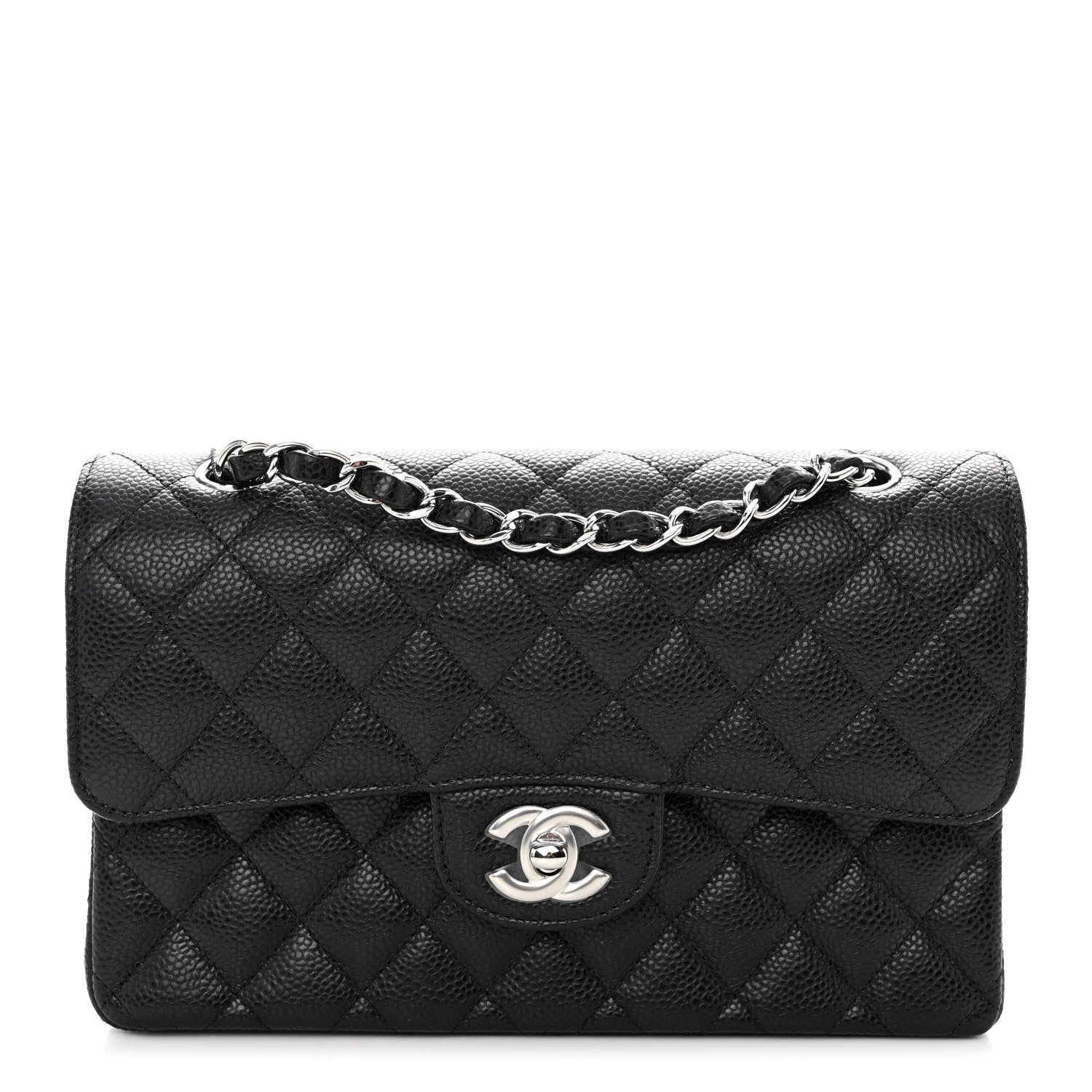 Chanel Caviar Quilted Small Double Flap Black 1 of 10