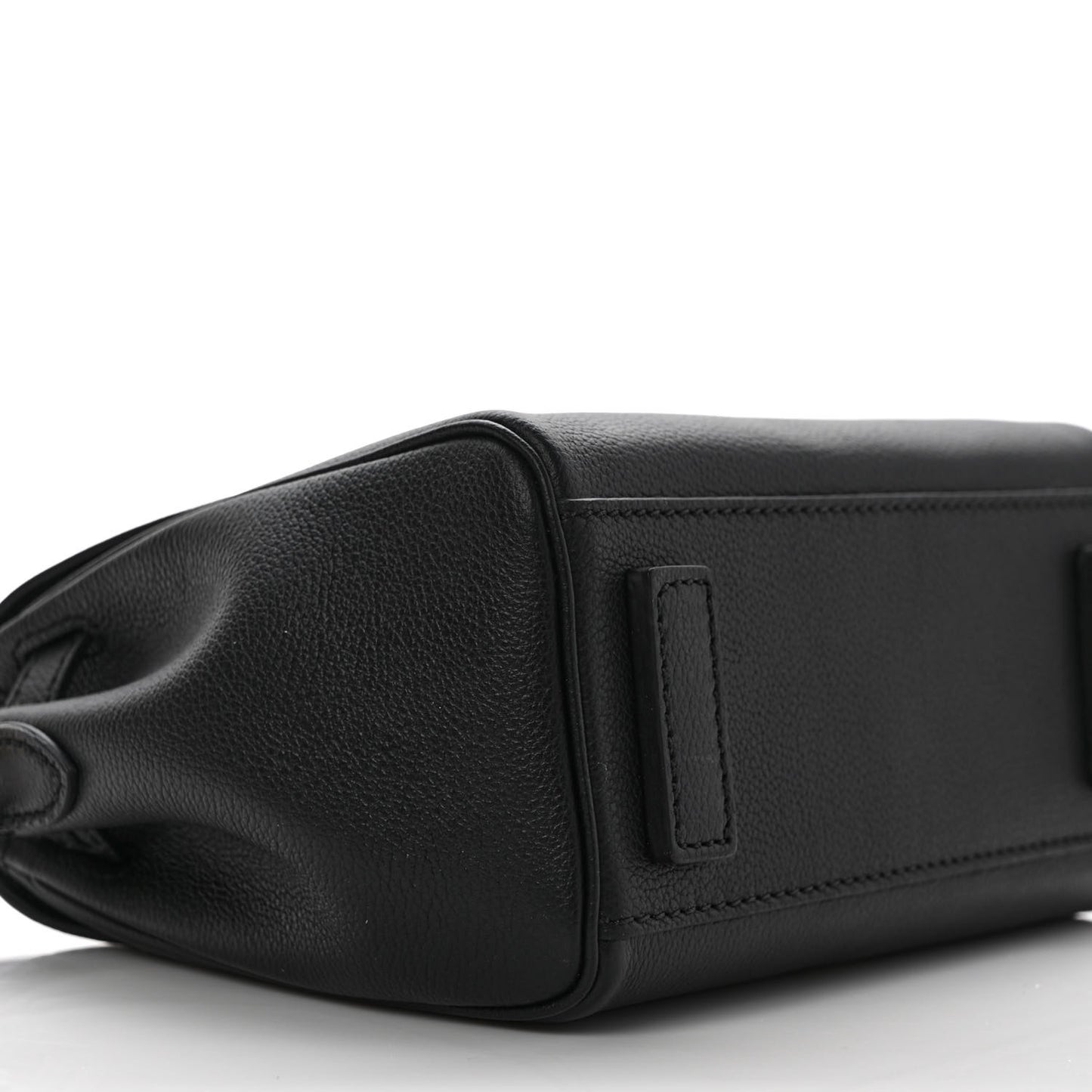Grained Calfskin Small La Medusa Top Handle Bag Black