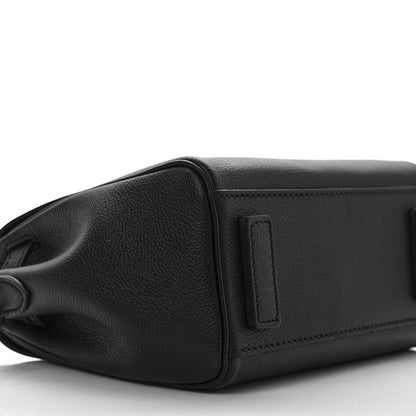 Versace Grained Calfskin Small La Medusa Top Handle Bag Black 7 of 8