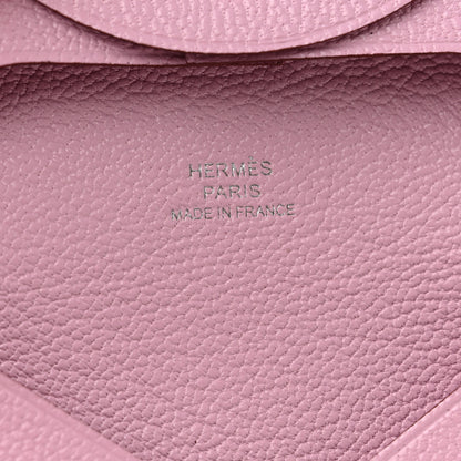 Hermes Chevre Mysore Bastia Coin Purse Mauve Sylvestre 6 of 6