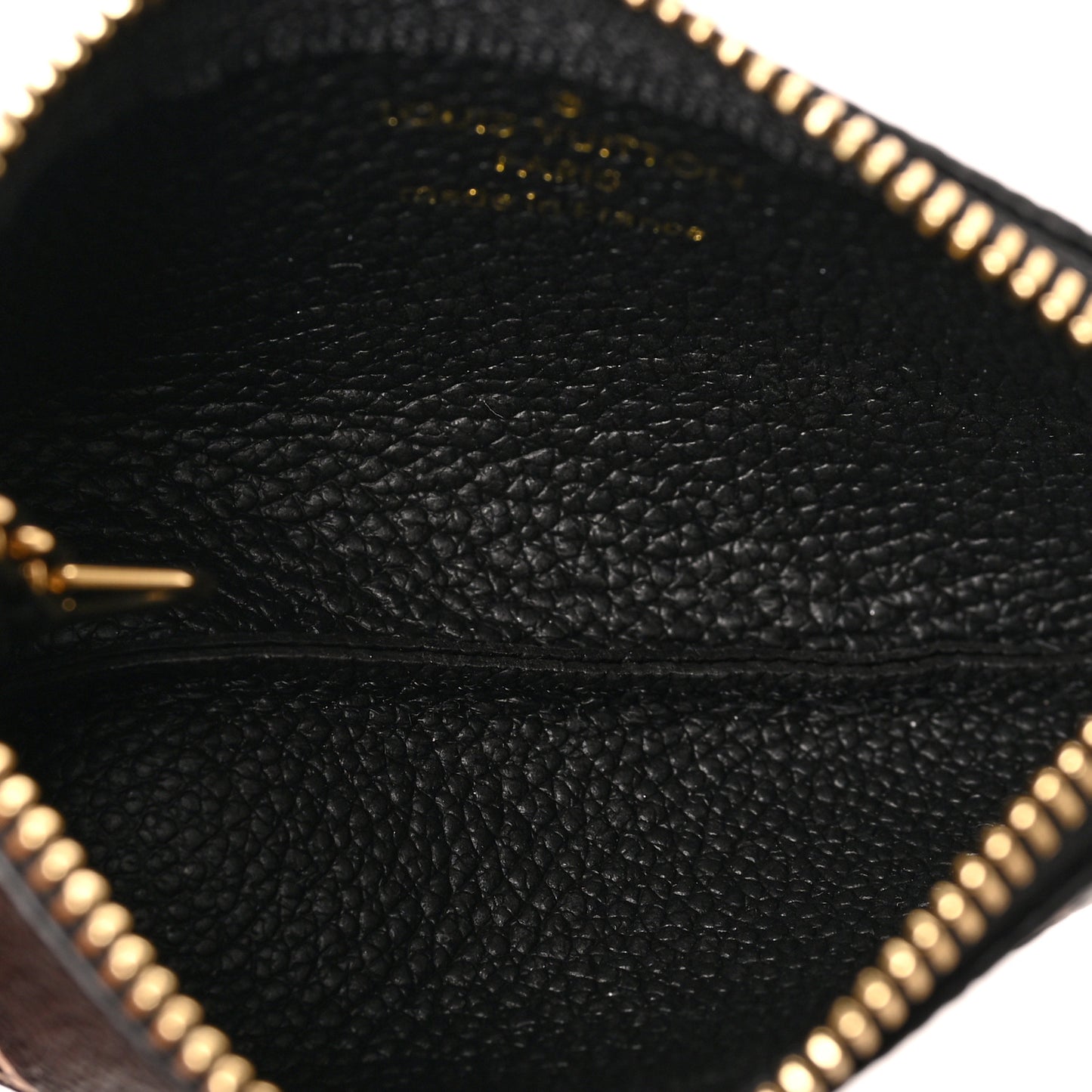 Empreinte Monogram Giant Key Pouch Black Beige