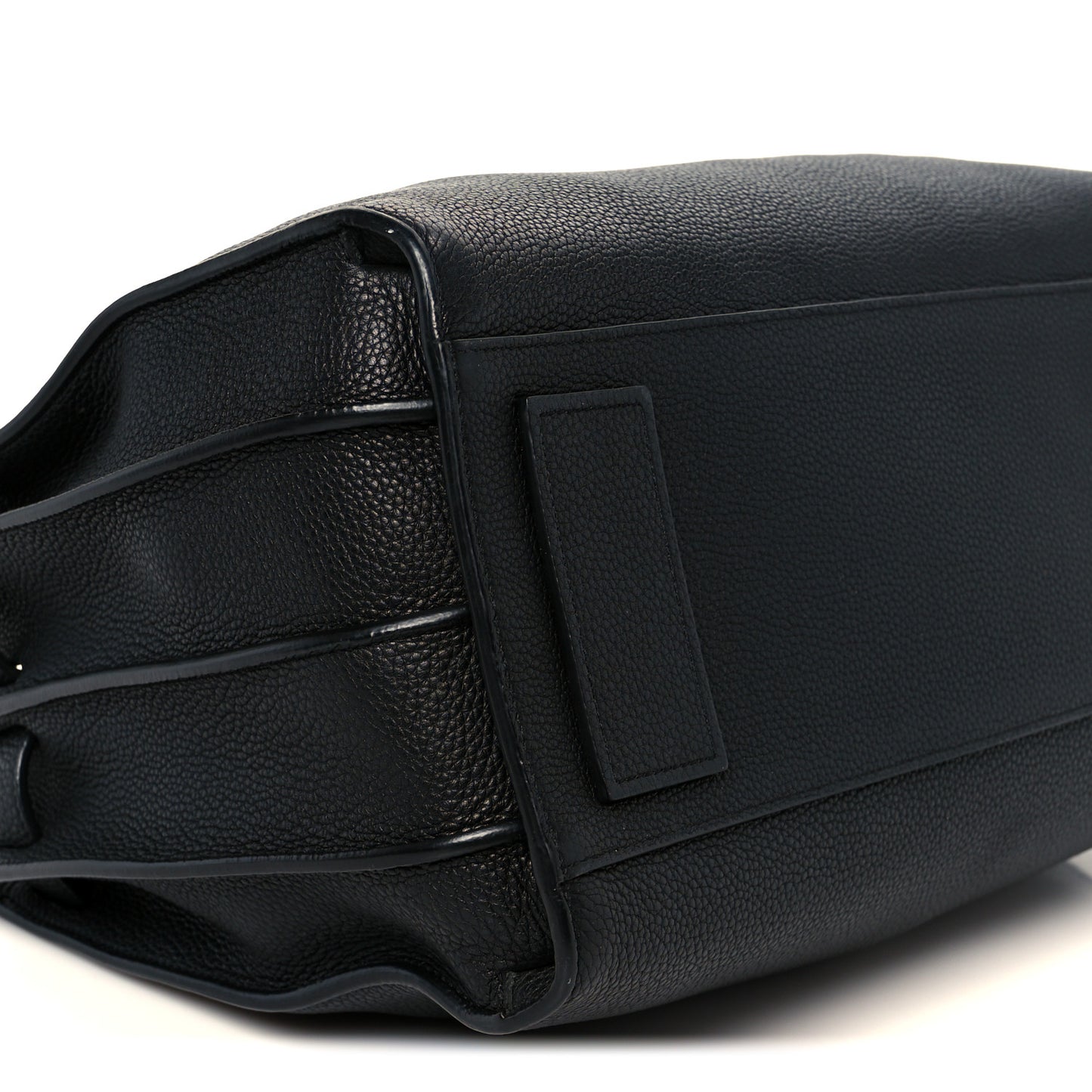 Grained Calfskin Small Supple Sac De Jour Black