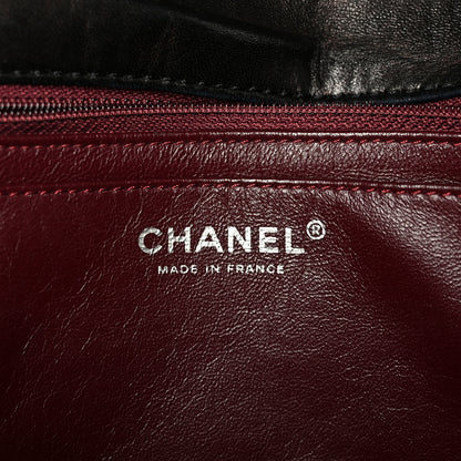 Chanel Washed Lambskin Quilted Maxi Single Flap Black 7 of 15