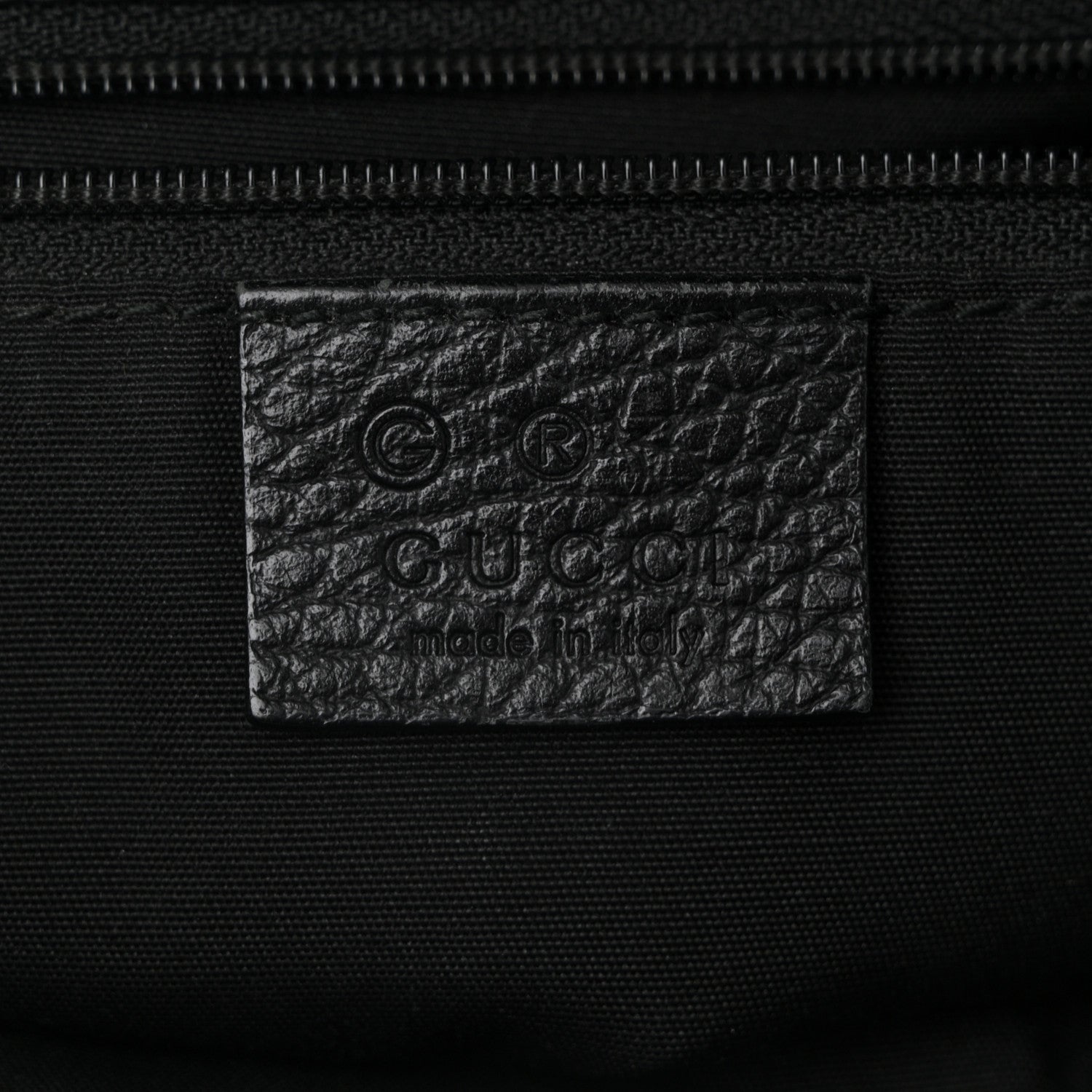 Gucci Denim Monogram Small D Silver Ring Messenger Black 6 of 19