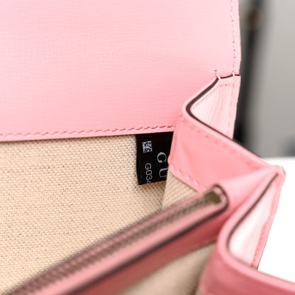 Gucci Azalea Calfskin Enamel Small Dionysus Shoulder Bag New Cherry Red Wild Rose Off White 8 of 11