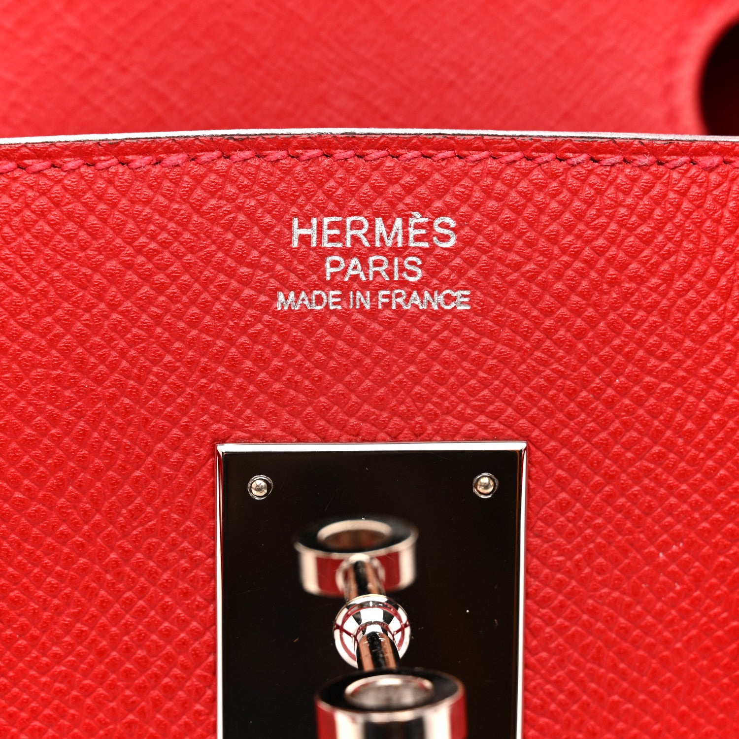 Hermes Epsom Birkin 30 Rouge Casaque 6 of 15