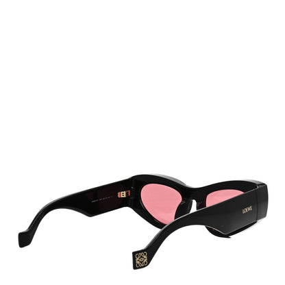 Loewe Acetate Paula's Ibiza Cat Eye Sunglasses LW40171U Black Pink 4 of 7
