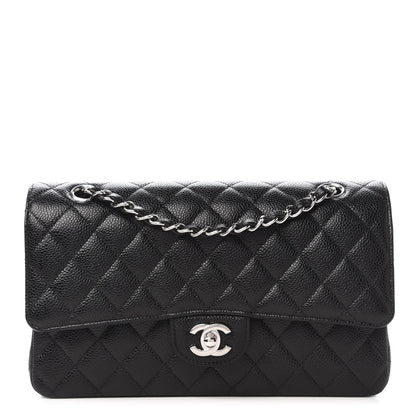 Chanel Caviar Quilted Medium Double Flap Black 1 of 11