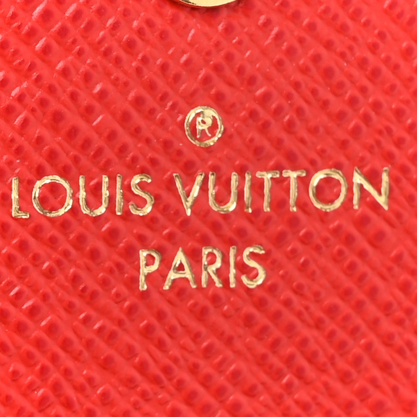 Monogram Sarah Wallet NM Coquelicot