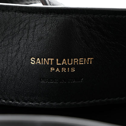 Saint Laurent Shiny Calfskin Le 37 Mini Bucket Bag Black 6 of 10