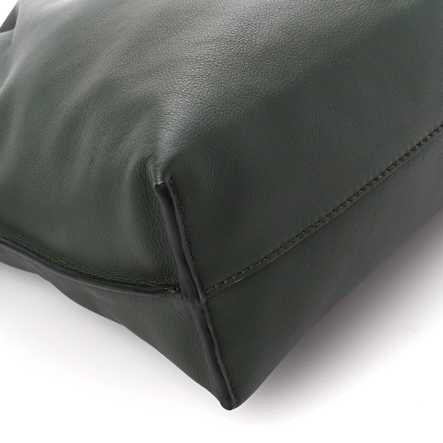 Loewe Calfskin Flamenco Knot Clutch Vintage Khaki 9 of 12