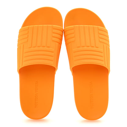 Bottega Veneta Rubber The Slider Sandals 36 Tangerine 2 of 8