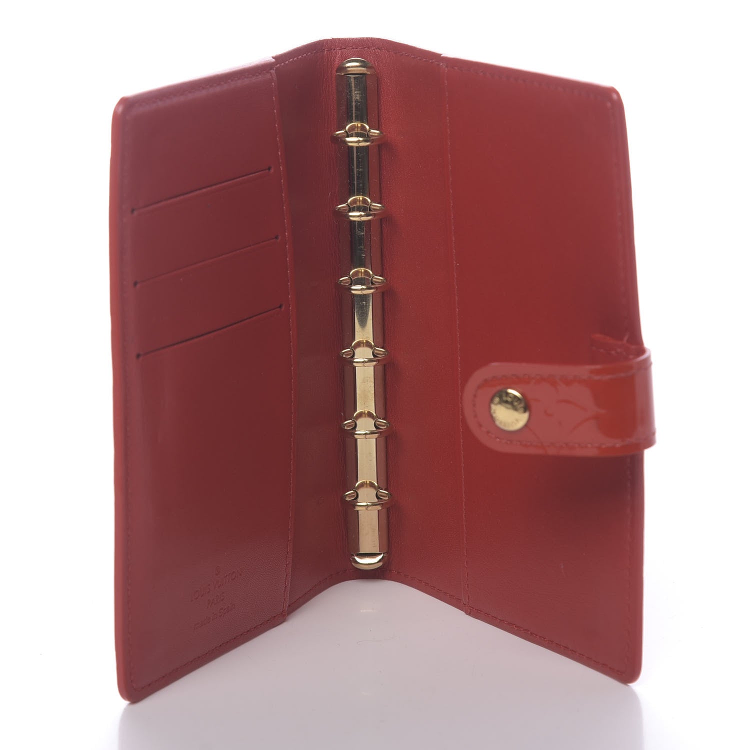 Louis Vuitton Vernis Small Ring Agenda Cover Pomme D'Amour 5 of 7
