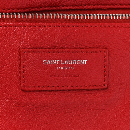 Saint Laurent Canvas Bandana Hobo Bag Red 8 of 11