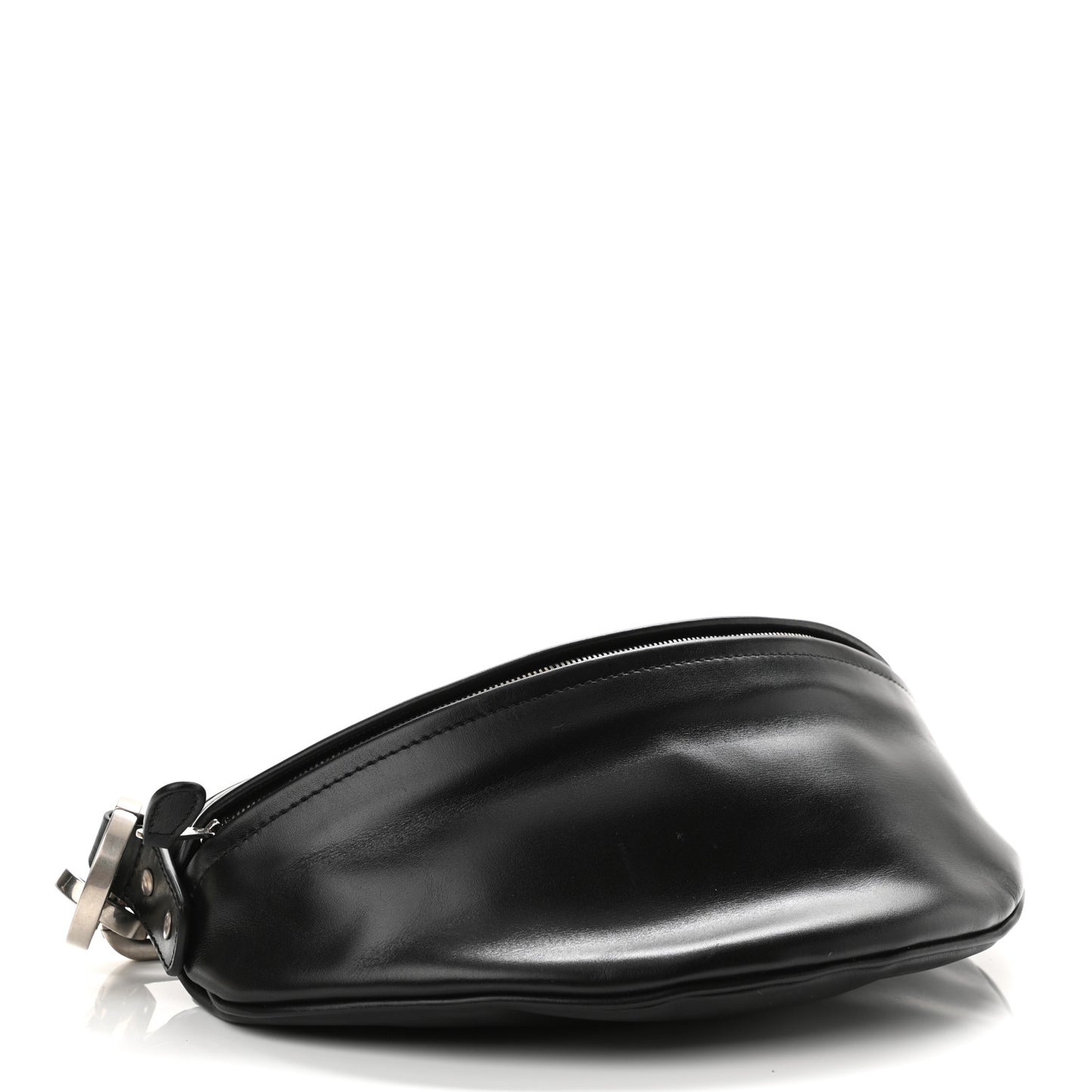 Calfskin Souvenir XS Bike Chain Bag Black