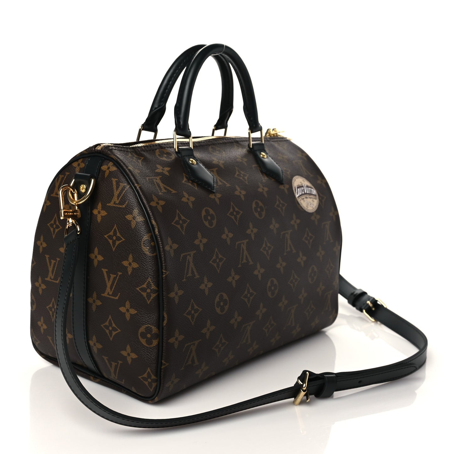 Monogram My World Tour Speedy Bandouliere 30 Black