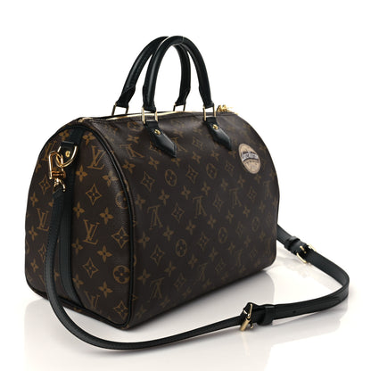 Louis Vuitton Monogram My World Tour Speedy Bandouliere 30 Black 3 of 9