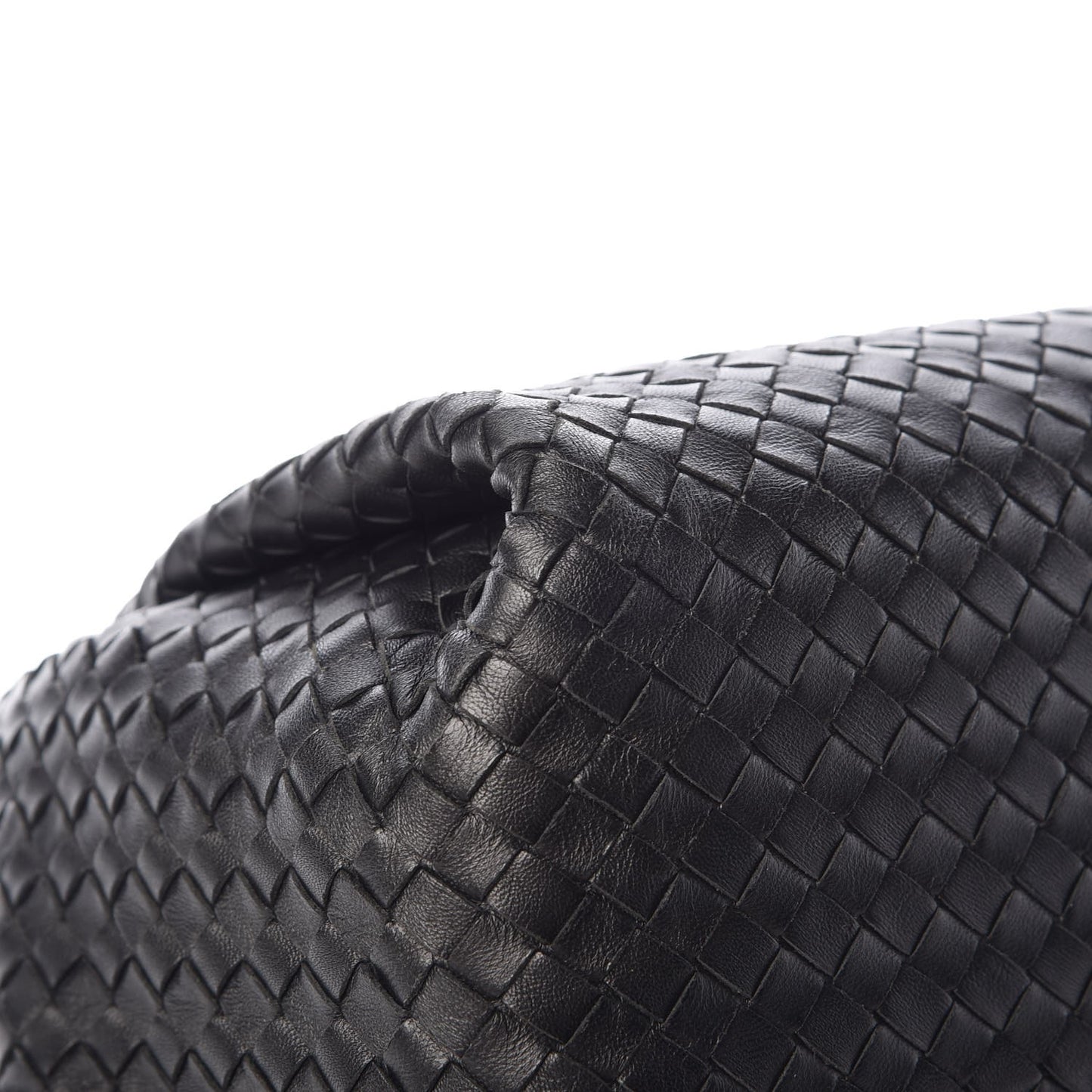Nappa Intrecciato Parachute Bag Black