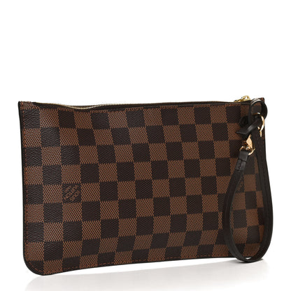 Louis Vuitton Damier Ebene Neverfull MM GM Pochette 3 of 10