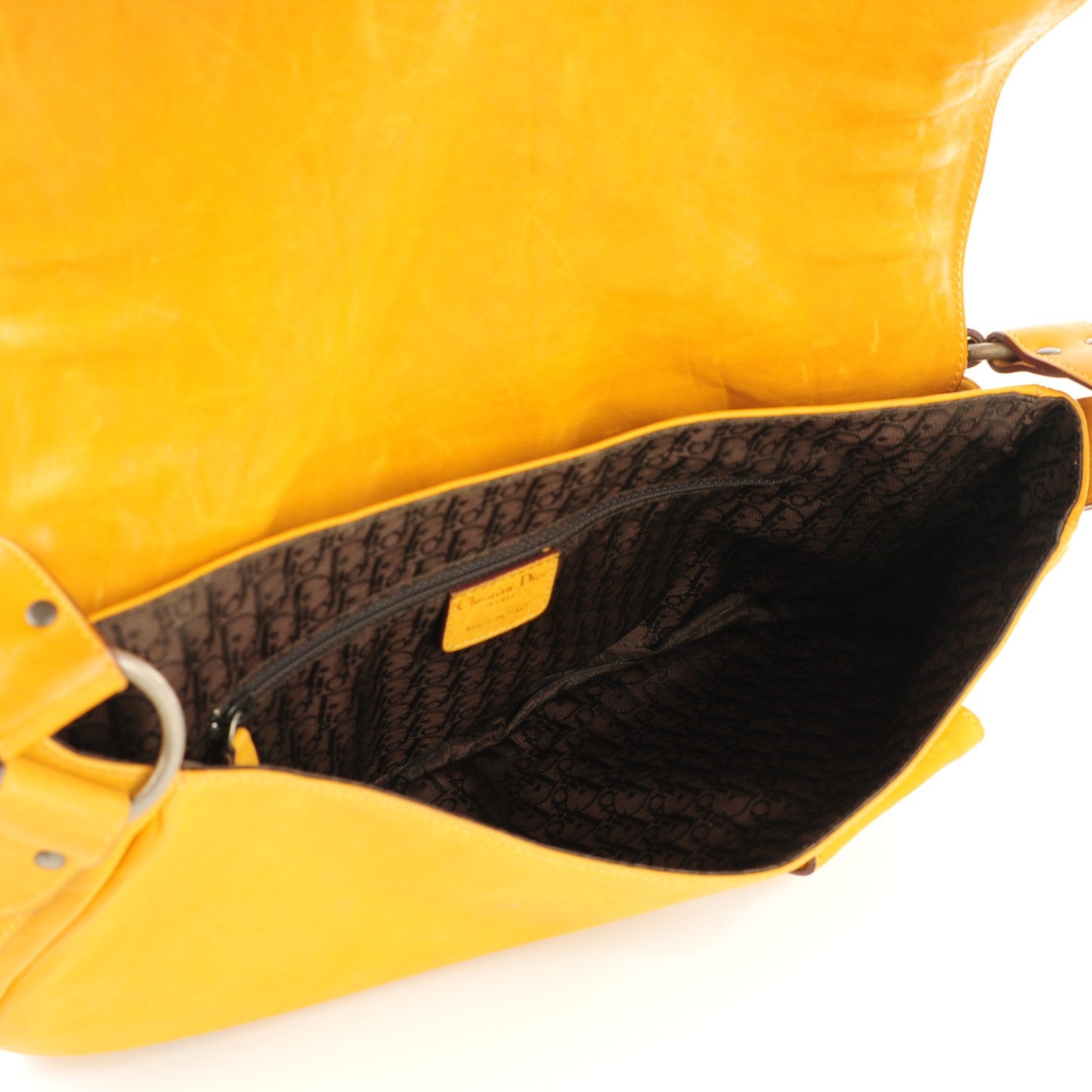 Christian Dior Leather Medium Gaucho Double Saddle Bag 5 of 7