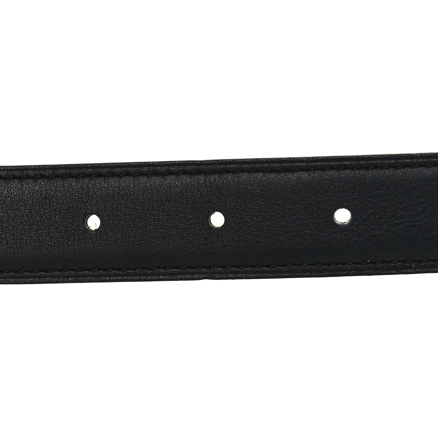 Hermes Swift Epsom 24mm Belt Strap 90 36 Black Etoupe 4 of 5